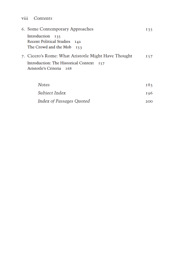 The Roman Republic in Political Thought Table of Contents Page 2