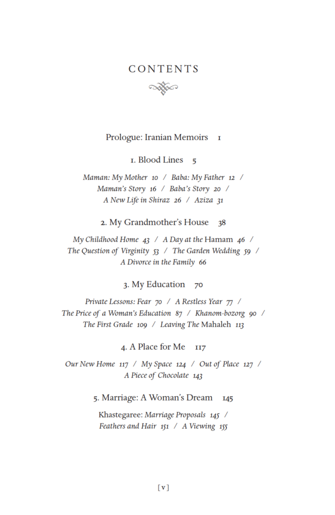 Wedding Song Table of Contents Page 1