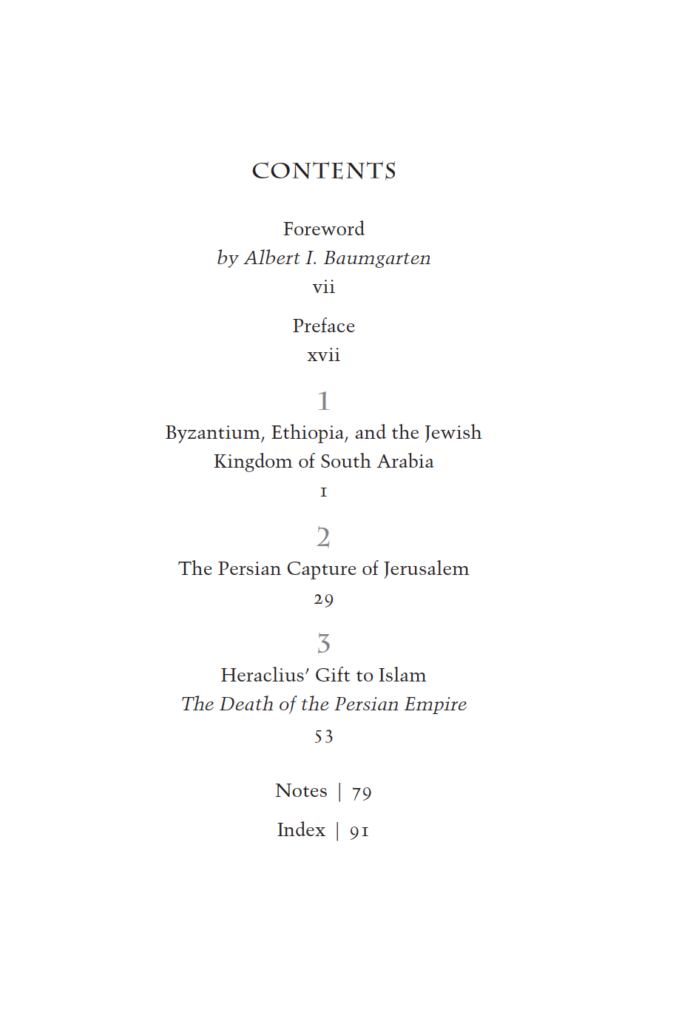 Empires in Collision in Late Antiquity Table of Contents