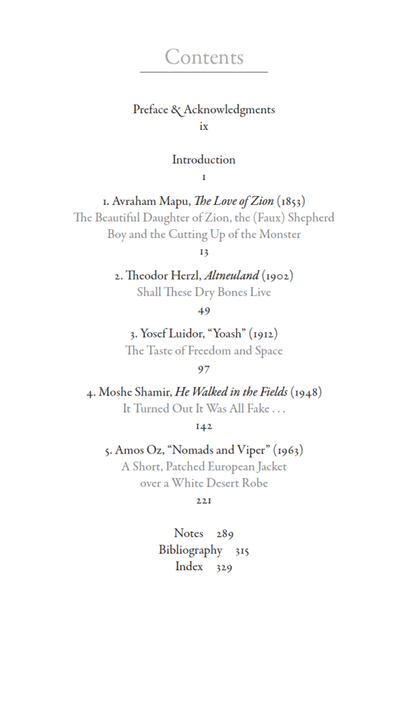 The Zionist Paradox Table of Contents