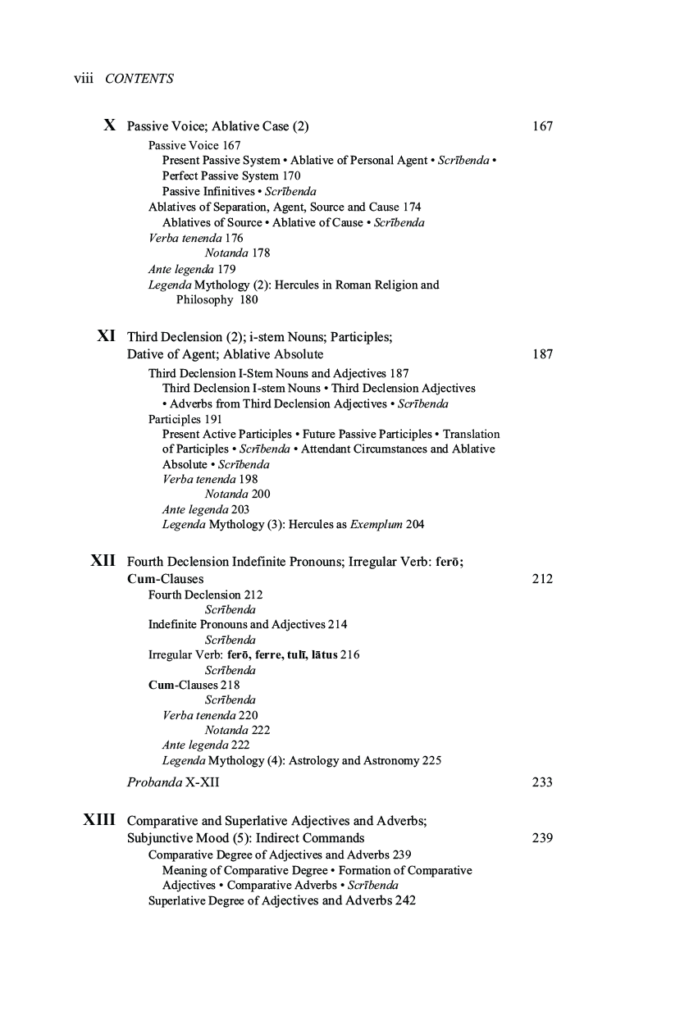 Traditio Table of Contents Page 4