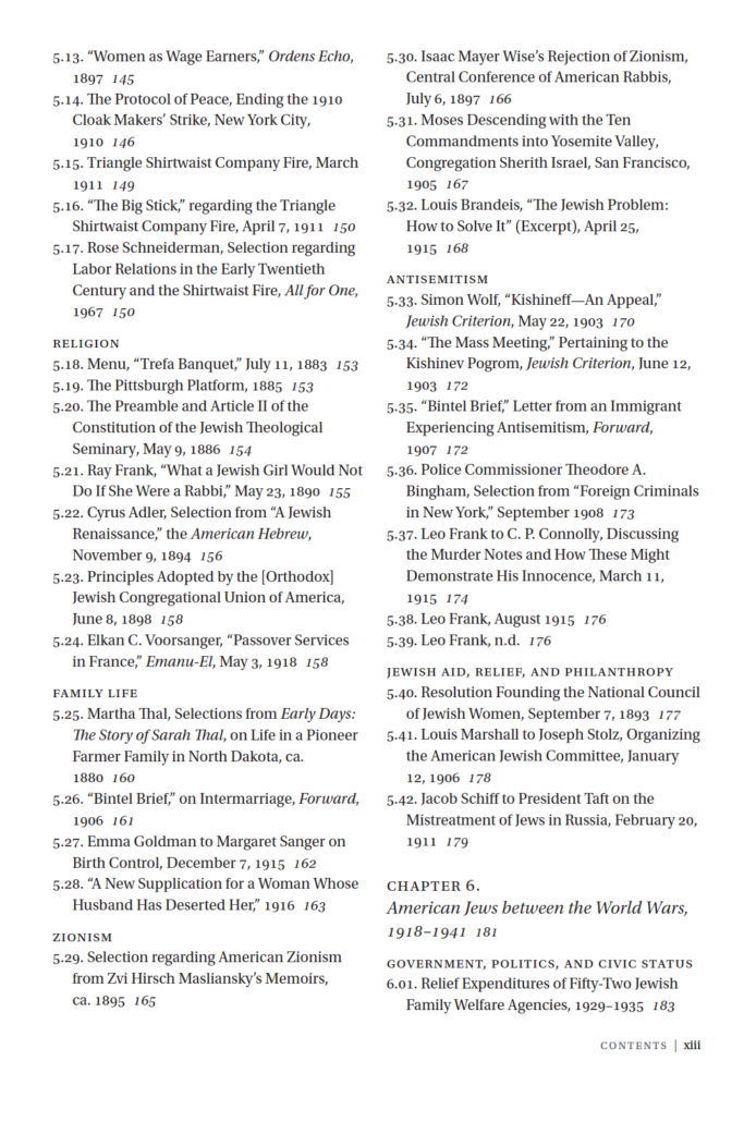 Zola and Dollinger Table of Contents Page 5