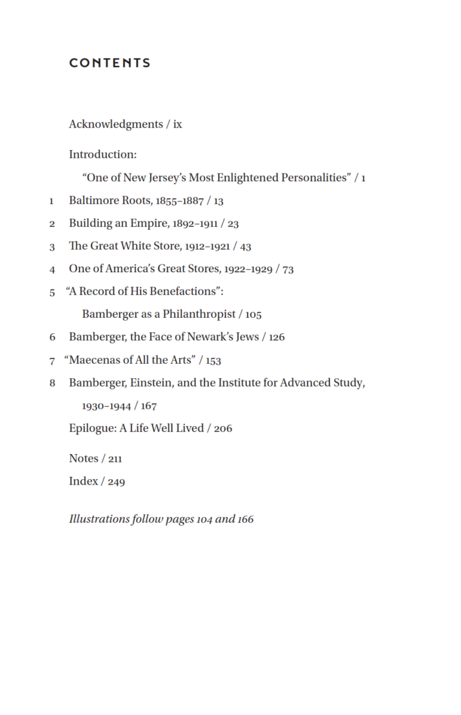 Forgosh Table of Contents