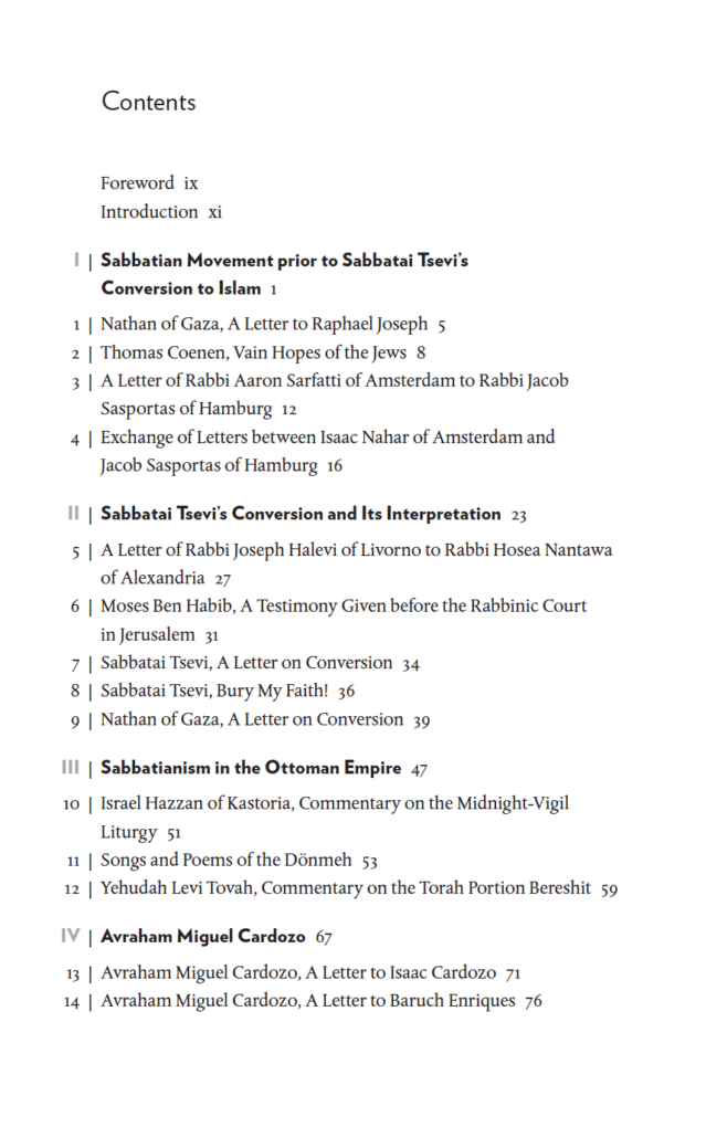 Maciejko Table of Contents Page 1