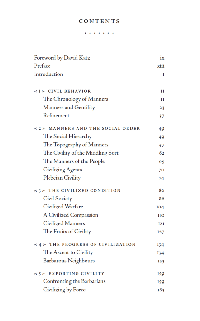 Thomas Table of Contents Page 1