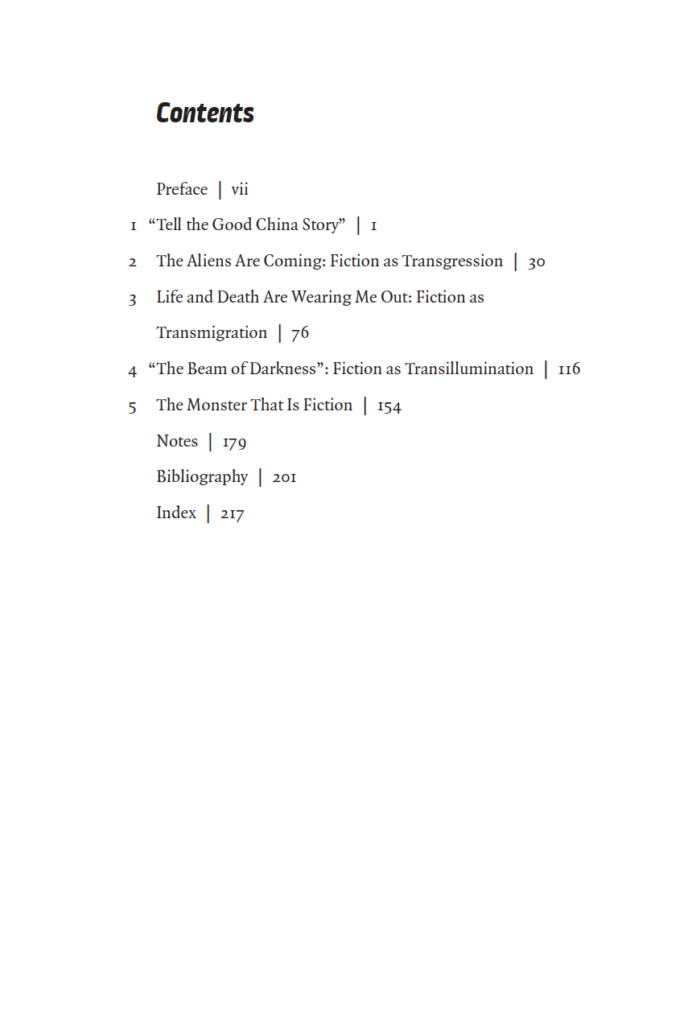 Why Fiction Matters in Contemporary China Table of Contents
