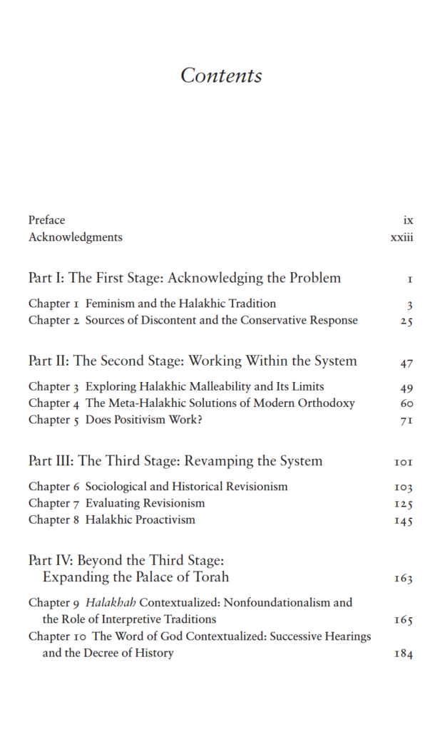 Ross Table of Contents Page 1