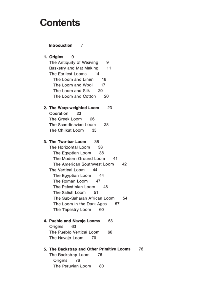 Broudy Table of Contents Page 1