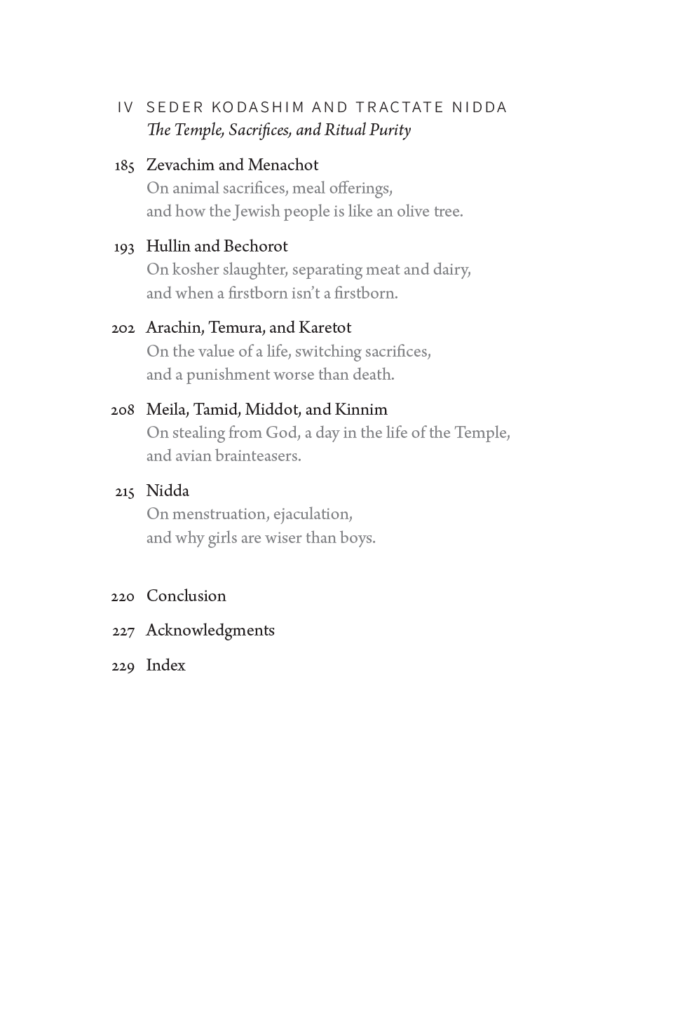 Come and Hear Table of Contents Page 4