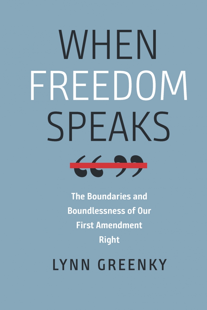 When Freedom Speaks, Lynn Greenky, Cover