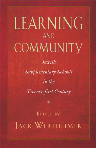 Cover Image of Learning and Community: Jewish Supplementary Schools in the Twenty-First Century